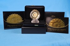 USA 100 $ 2025 W American Liberty 1 Oz Gold 99.99 Proof High Relief mit OVP