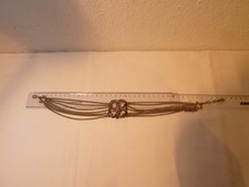 Trachtenkette Dirndlkette Modeschmuck Tracht Kropf Kette Collier roter Stein?