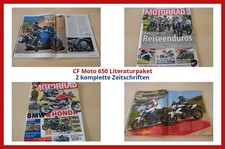 CF Moto 650 Literaturpaket - 2 komplette Zeitschriften
