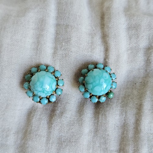 Vintage clips ohrringe - vintage,