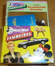 Micky Maus Sammelbox - div. Kategorien mit Sammelkarten