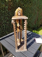TIKI handgeschnitzte Figur, 63 cm hoch, für CD`s od. andere Dinge