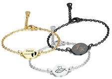 ID Edelstahl Armband mit