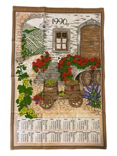 Vintage - Stoffkalender - Spültücher - Jahrgänge 1973-1999 zum auswählen