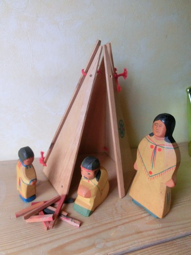 Ostheimer figuren indianer set - figuren,
