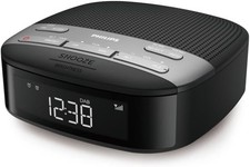 Doppelter Alarm, Sleep Timer Philips Audio Radiowecker Radio DAB+