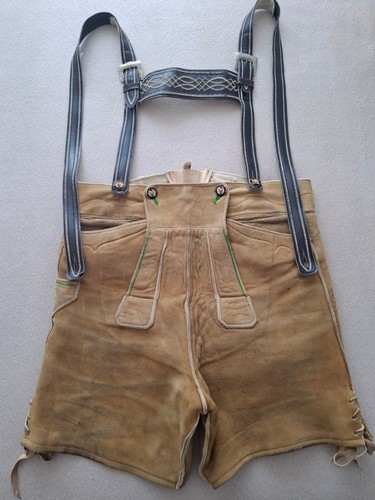 Hirschlederhose kurz - hirschlederhose,