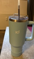 thermo cup von icedrop edelstahl 1,2ml hellblau