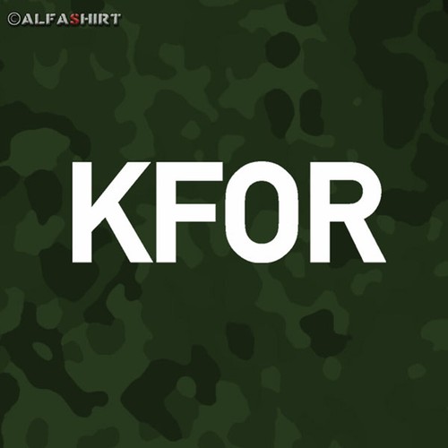 Aufkleber sticker kfor kosovo - aufkleber/sticker,