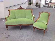 Antikes Sofa mit 4 Sesseln