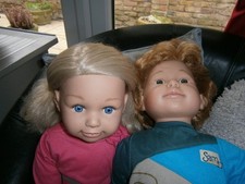 Sally und Sam Puppen Zapf