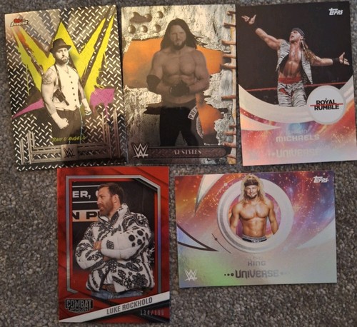 Wwe topps inserts with - topps,