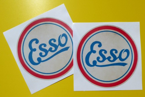 Esso alt logo schild - esso,