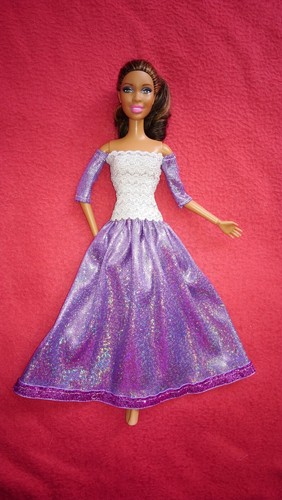 Barbie puppen glitzer kleid - barbie,