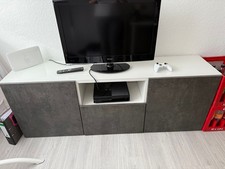 Ikea Besta Tv-Bank mit Glasplatte bis 22.08 16Uhr/ 180 Breit x 40 tief x 65 Höhe