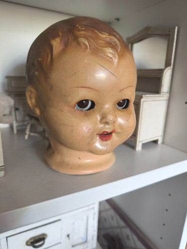 Großer alter puppen - , kopf