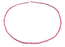 Edelsteinkette aus Rubin in