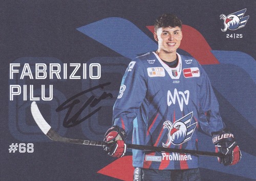 Autogrammkarte fabrizio pilu - fabrizio,