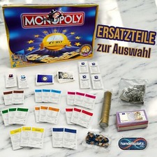 Monopoly Euro Edition 1999 - ERSATZTEILE zur Auswahl - Figuren Karten Zubehör