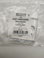 Jung Abdeckung Zentralplatte Abdeckung Alpinweiß A561-4Sat2WW