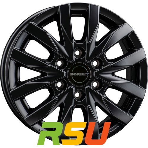 Borbet cw6 black matt - 4x,