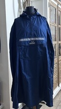 Toller Blauer Regenponcho Gr.one size von Greenland’s mit Kapuze