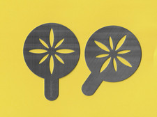 2 Schablonen für Cappuccino