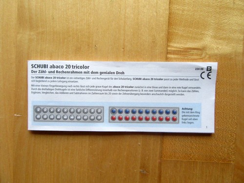 Schubi abaco tricolor - schubi,