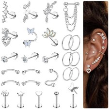 26Pcs Helix Piercing Set