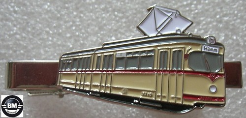 Krawattenklammer straßenbahn - krawattenklammer,
