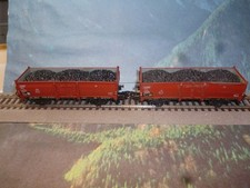 Märklin H0: Zwei Hochbordwagen mit Kohleladung, sgt, siehe Bilder