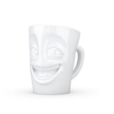 TV Tassen Henkeltasse weiß