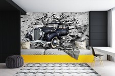 3D Retro Auto ZHUC7360 Tapete