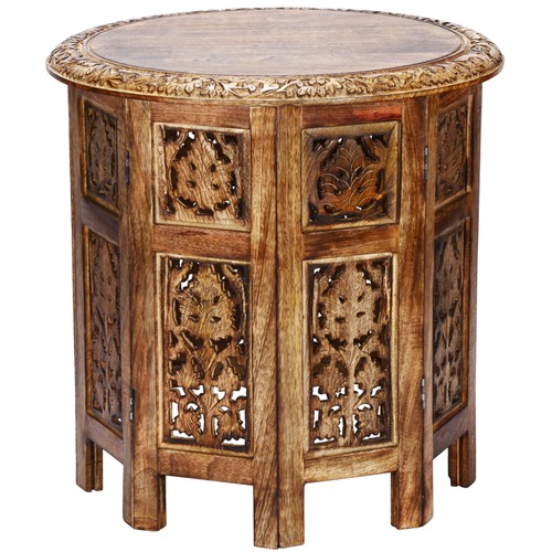 Orientalischer holz couchtisch - orientalischer,