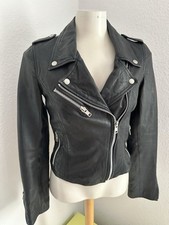 Lederjacke Zara S Schwarz