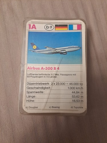 Altes flugzeug quartett - altes,