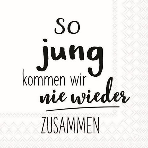 Servietten jung kommen - 20, so