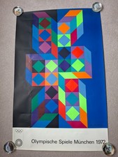 Victor Vasarely Olympia Plakat