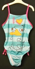 Disney Perry das Schnabeltier Mädchen Badeanzug Gr. 116 (Gr.6/6X)