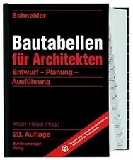 Schneider - Bautabellen für Architekten: Entwurf - Planu... | Buch | Zustand gut