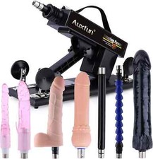 Sex Maschine Fickmaschine mit 5 Dildo Set Sexspielzeug Vibrator Anal Vibro ~~~~~