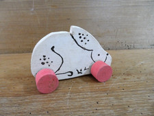 alt Osterdeko Holzosterhase Osterhase Erzgebirge Ostern um 1930 Holzspielzeug