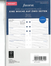 Filofax Kalendereinlage Pocket /1 Woche /2 Seiten deutsch 2026 Art. 26-68240