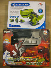 BATT ROBOTS MATCH BOX-ROBOTER SOLAR ROBOT BAUKASTEN DREI MODELLE