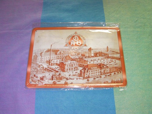 Blechschild landskron bier - blechschild, 9