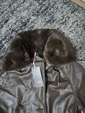 Damen Ledermantel, Gr. L-XL