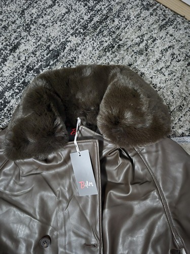 Damen ledermantel l xl - damen, gr.