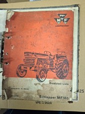 MF 165/177  ERSATZTEILLISTE ORGINAL