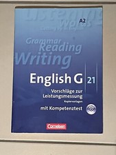 English G 21, A2, Vorschläge zur Leistungsmessung 
