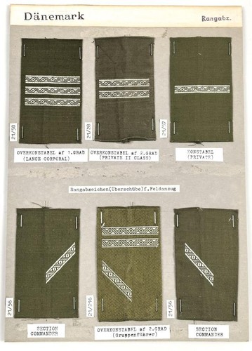 Dänemark heer sammlung - dänemark,
